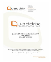 Quaddrix QT-500-4 User Manual