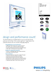 Philips 170X6FW Specifications
