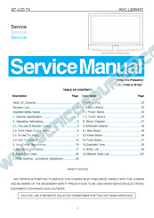 AOC L32W431 Service Manual