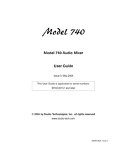Studio Technologies 740 User Manual