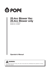 Pope 101PB26 Operator's Manual