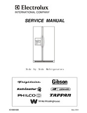Electrolux Side by Side Refrigerators Service Manual