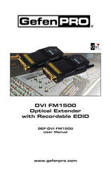 Gefen Pro GEF-DVI FM1500 User Manual