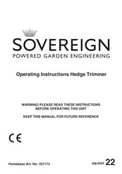 Sovereign HS-PHT 22 Operating Instructions Manual