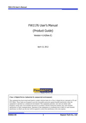 Flexwatch FW1176 User Manual