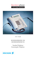 Ericsson BUSINESSPHONE 250 User Manual