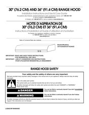 Whirlpool UXT4030AD Installation Instructions And Use & Care Manual