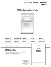 Frigidaire FGF355CG Factory Parts Catalog