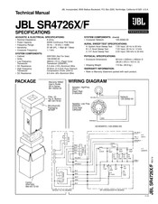 JBL SR4726X Technical Manual