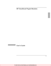 HP OminBook Owner's Manual