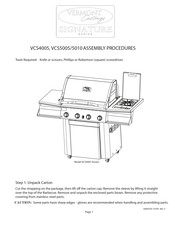 Vermont Castings Signature VCS5005 Assembly Procedures