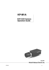 Hitachi Kokusai Electric KP-M1A series Operation Manual