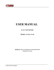 Tv One CS-420 User Manual