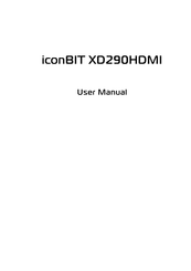 IconBiT XD290HDMI User Manual
