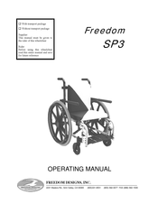 Freedom Designs SP3 Operating Manual