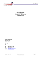 Ovation Systems MultiBurner User Manual