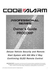 Code Alarm Professional Procomp Owner's Manual