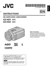Jvc Everio Gz Hd6 Manuals Manualslib