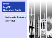 Epson EMP EMP-1825 Operation Manual