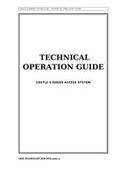 Cass Technology CASTLE-8S Technical Operation Manual
