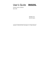 Rigol USB-GPIB Adapter User Manual