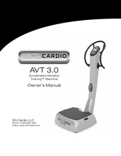 3G Cardio AVT 3.0 Owner's Manual