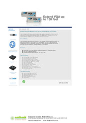 Gefen EXT-VGA-141SRN User Manual