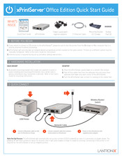 Lantronix xPrintServer Office Edition Quick Start Manual