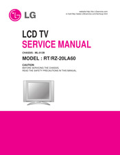 LG RT-20LA60 Service Manual