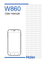 Haier W860 User Manual