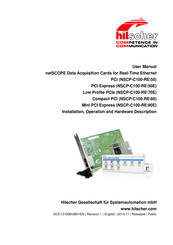 hilscher NSCP-C100-RE\50 User Manual