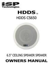 iSP Technologies HDDS CS650 Owner's Manual