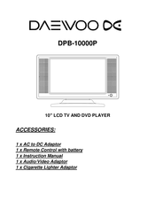 Daewoo DPB-10000P Instruction Manual