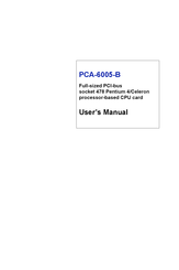 Advantech PCA-6005-B User Manual