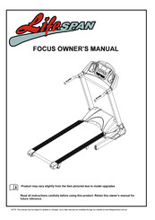 LifeSpan Focus Owner's Manual