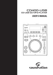 soundsation CD400-USB User Manual