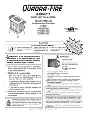 Quadra-Fire GARNET-D-CSB Owner's Manual