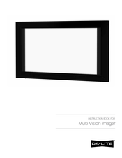 Da-Lite Multi vision imager Instruction Book