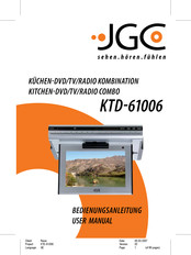 JGC KTD-61006 User Manual