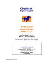 chadwick TITAN TRAINER EQUINE User Manual