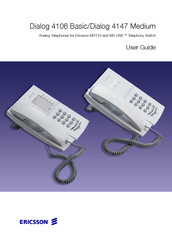 Ericsson Dialog 4106 Basic User Manual