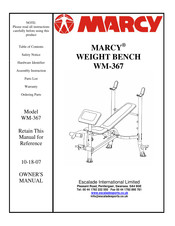 ESCALADE WM-367 Owner's Manual