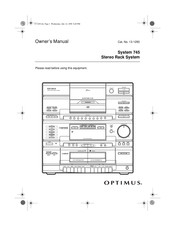 Optimus 13-1293 Owner's Manual