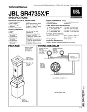 Jbl SR4735X/F Technical Manual