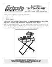 Grizzly H3390 Instruction Manual