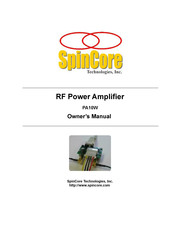 SpinCore Technologies PA10W Owner's Manual