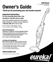 Eureka 240 Series Owner's Manual