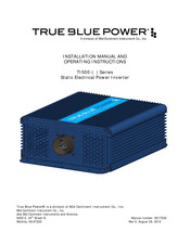 True Blue Power TI500- series Installation Manual And Operating Instructions