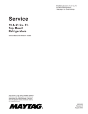 Maytag ATB1935HRW & Q Service Manual