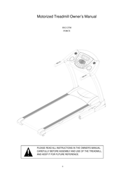 Home Fitness FORCE HS212TM Owner's Manual